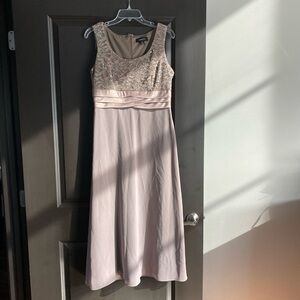 LR&M Richard Taupe gown.